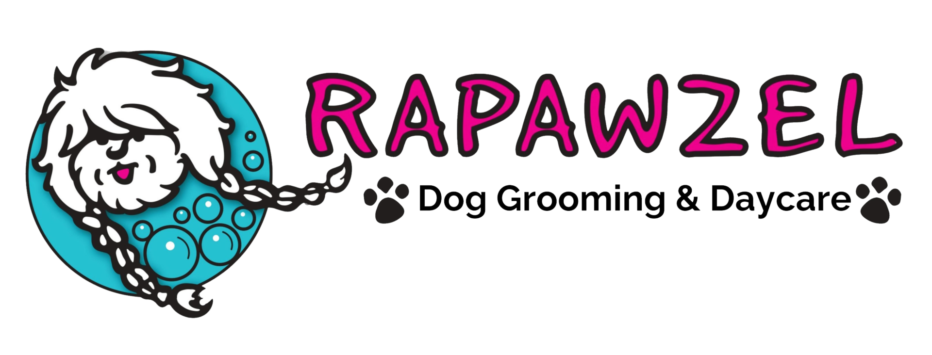 Rapawzel Dog Grooming & Day Care Logo